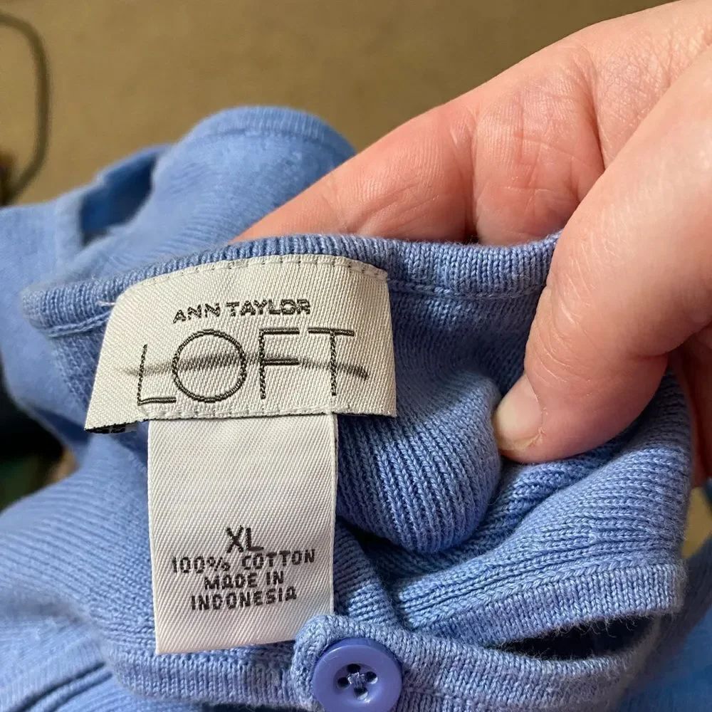 Loft Blue Tank Top - Picture 2 of 4